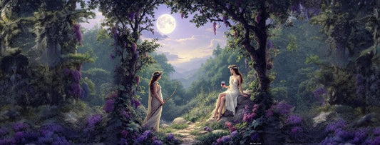 Amethyst & Artemis: A Myth Woven in Violet