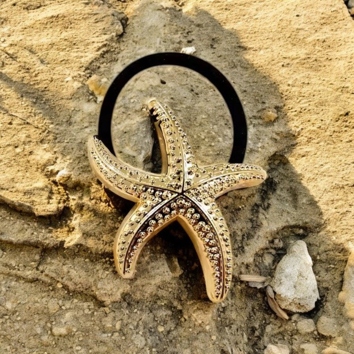 Gold Starfish Decorative Bobble