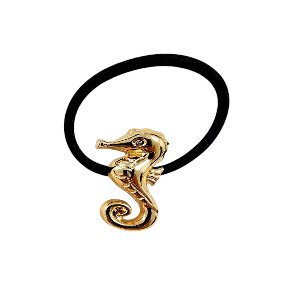 Gold Seahorse Decorative Bobble