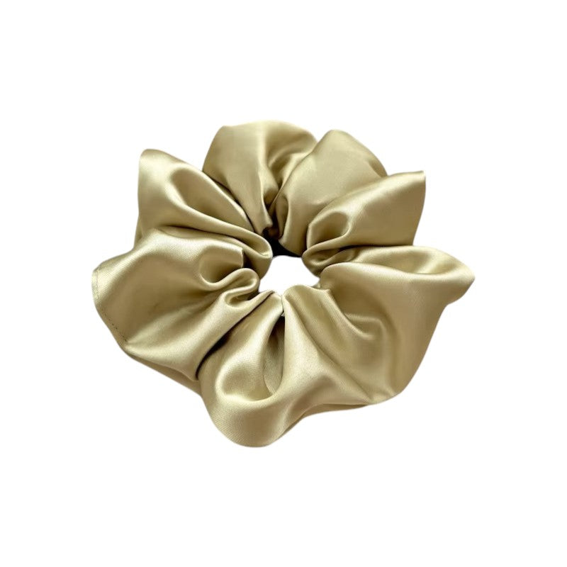 Large Sage Green Satin Hair Scrunchie
